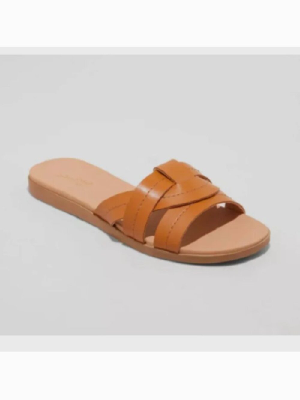 Universal Thread Cognac Kenzie Slide Sandals 7.5Wide